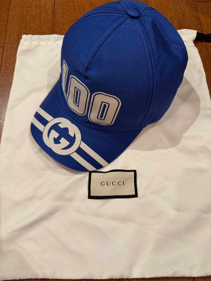 シンGUCCI 100周年記念 ベースボール キャップ グッチ 帽子