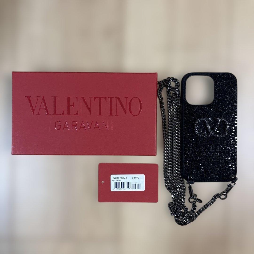 VALENTINO GARAVANI ストーン装飾 iPhone13proケース