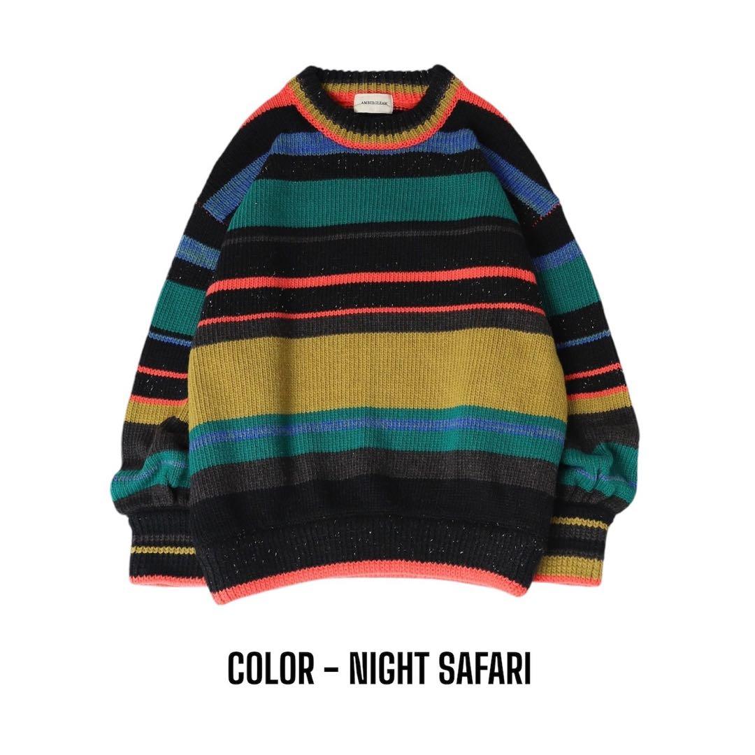 新品 AMBERGLEAM レインボーウールセーター ニット