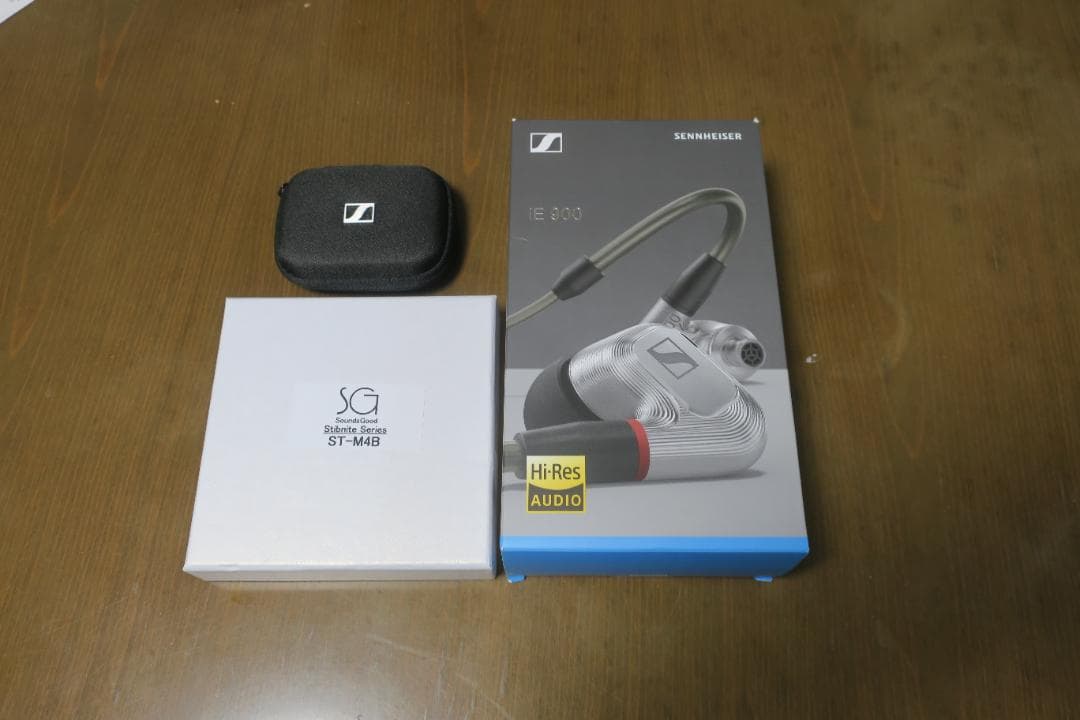 ゼンハイザー Sennheiser イヤホン IE 900と追加リケーブル