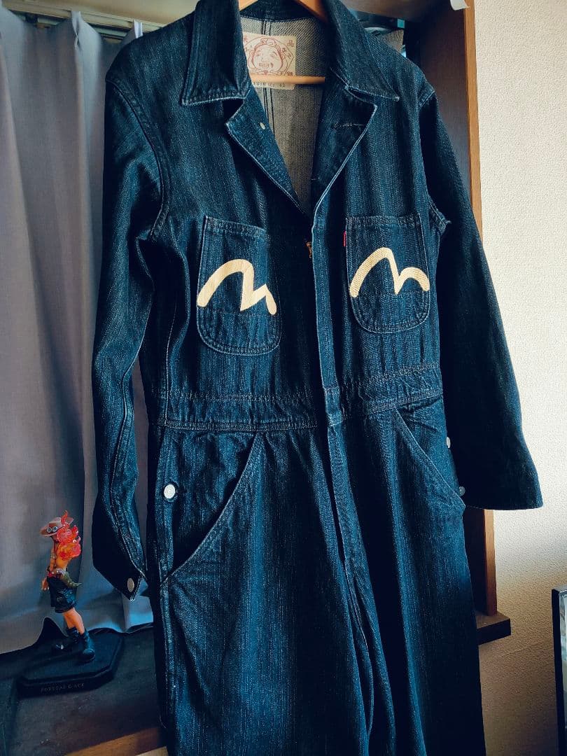 【EVISU】オールインワン　デニム　ツナギ　エヴィス