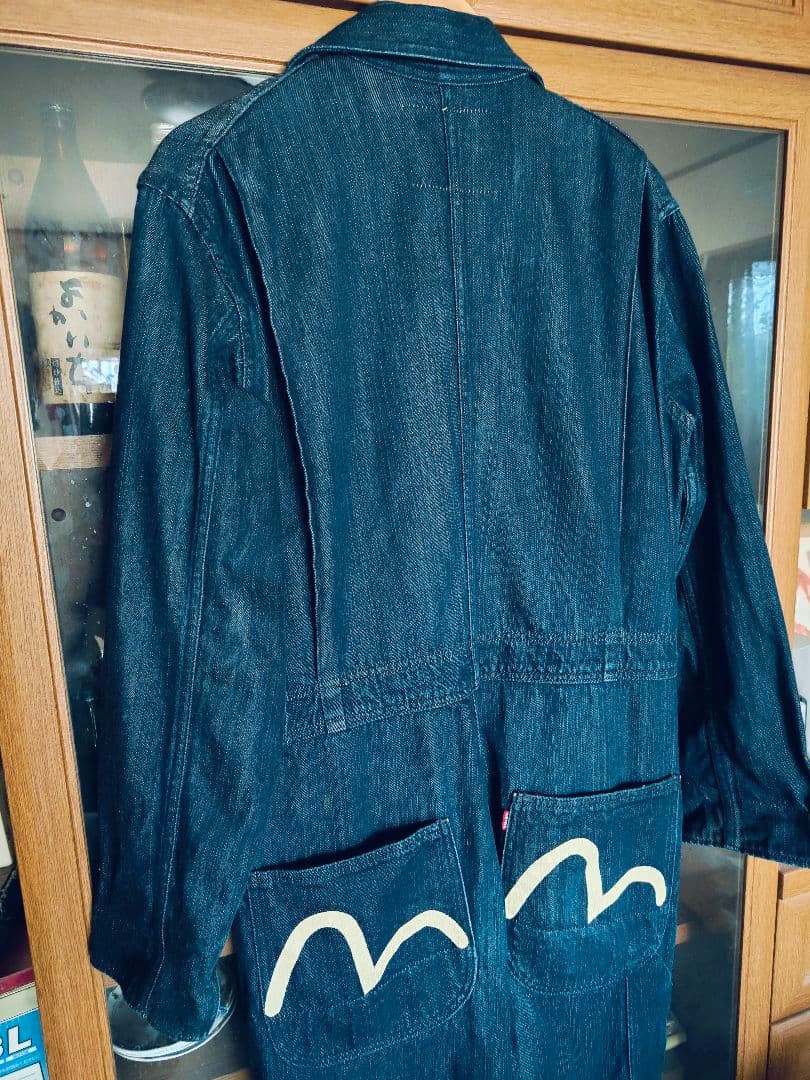 【EVISU】オールインワン　デニム　ツナギ　エヴィス