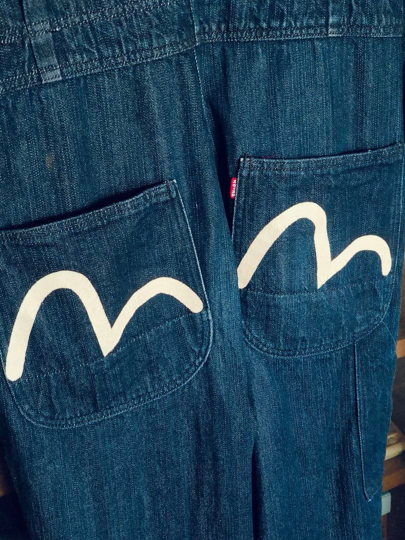 【EVISU】オールインワン　デニム　ツナギ　エヴィス