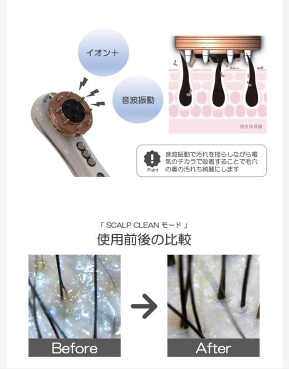 【新品】エビス　髪と頭皮用美顔器