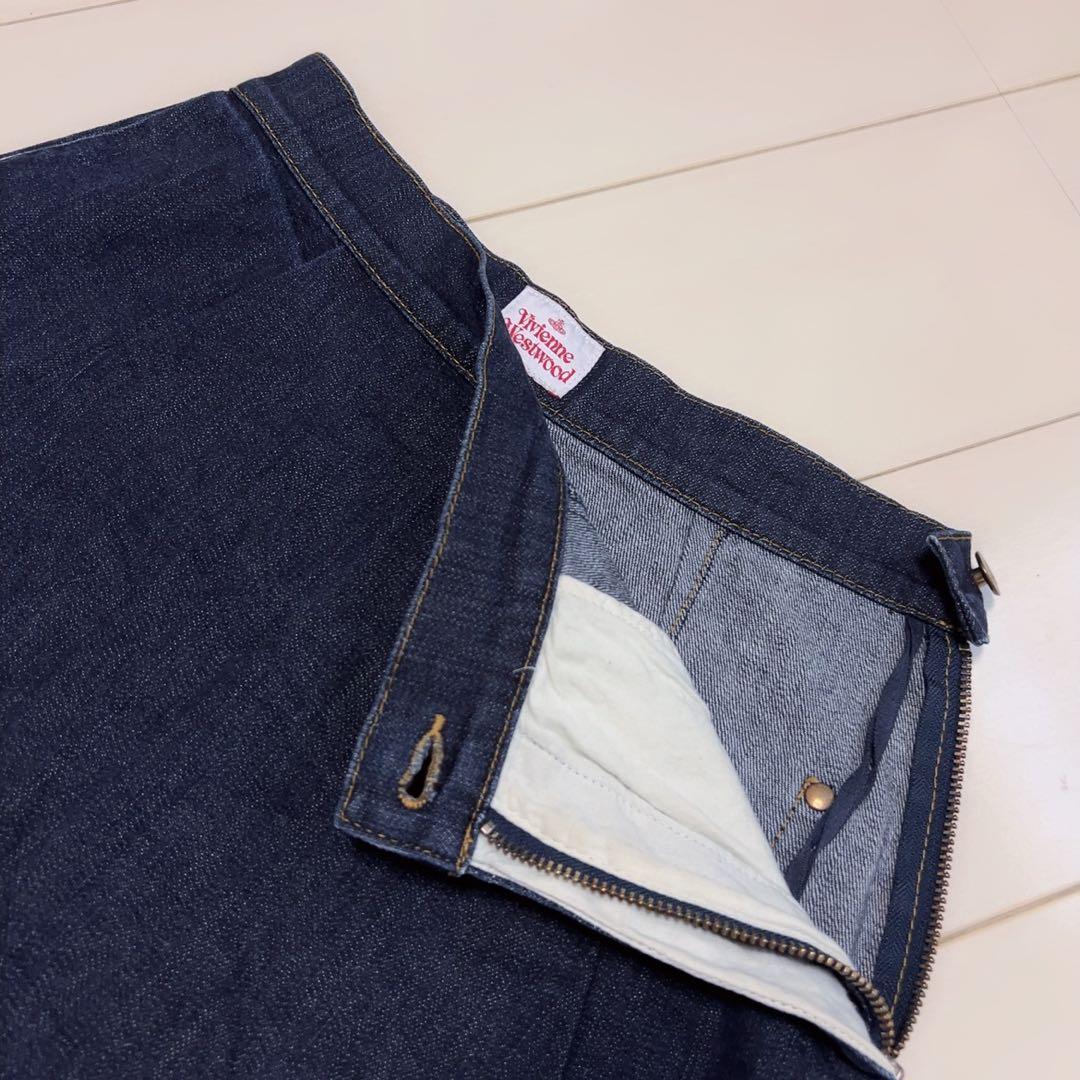 ☆Vivienne Westwood☆【美品】インディゴデニムミニスカート♡