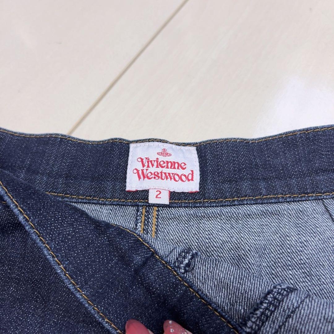 ☆Vivienne Westwood☆【美品】インディゴデニムミニスカート♡