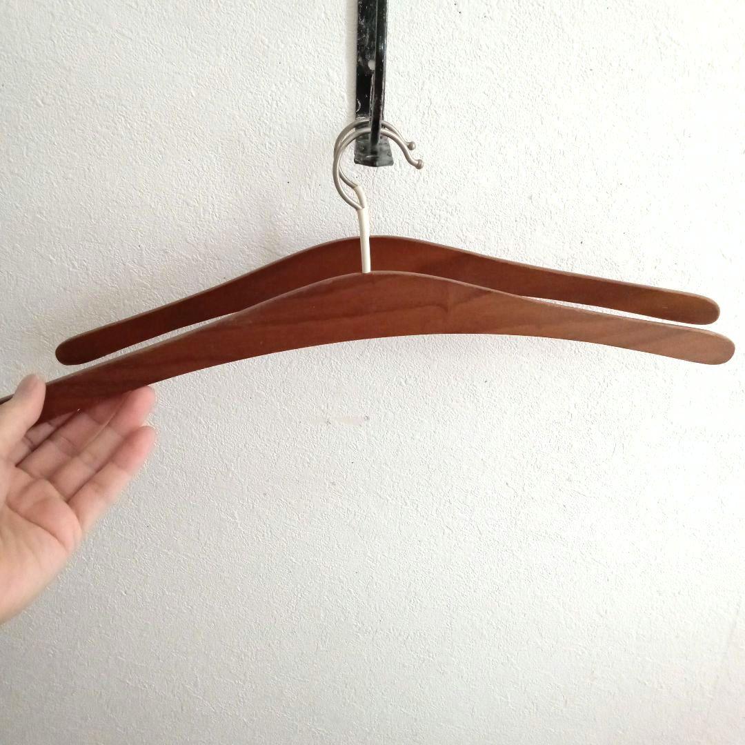 チークのハンガー 5本セット スウェーデン 北欧ヴィンテージ