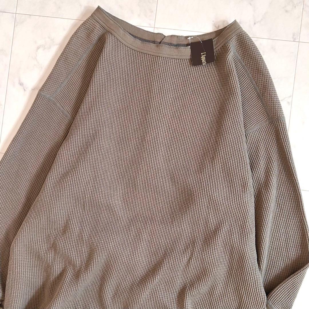 タグ付 アメリカーナ アパルトモン別注 バックヘンリーネックサーマルプルオーバー