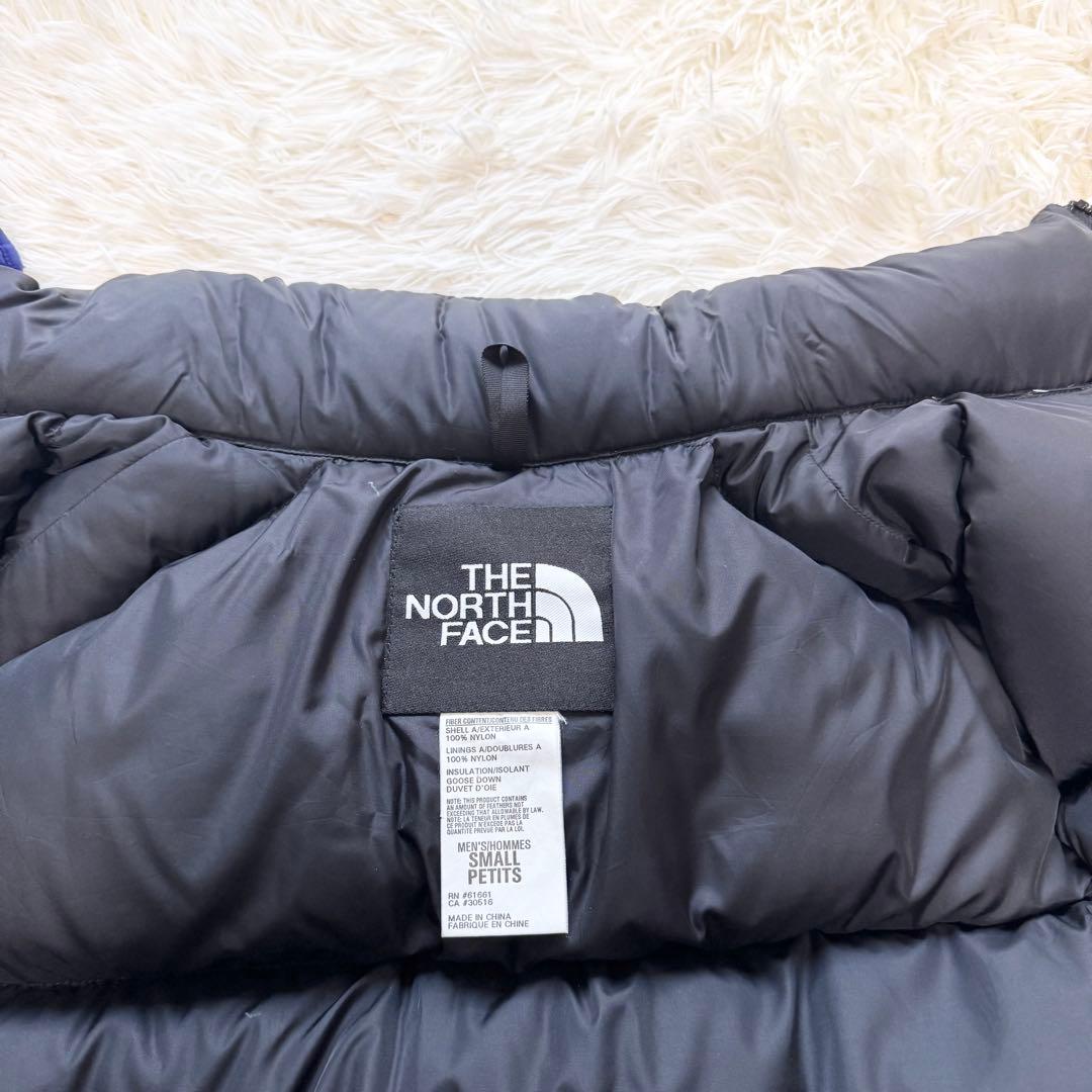 ✨美品✨THE NORTH FACE ヌプシ ダウンベスト S ブルー×ブラック