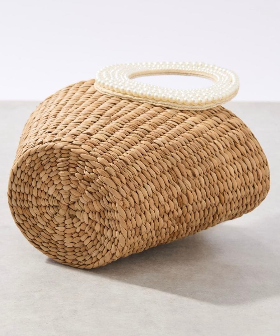 mimi203★パールハンドルバスケット★S チェーン付き