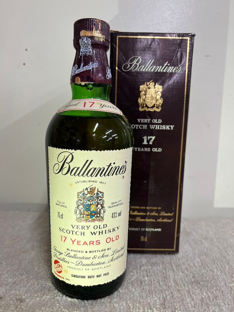 J16★未開栓 BALLANTINE バランタイン 17年 赤青紋章