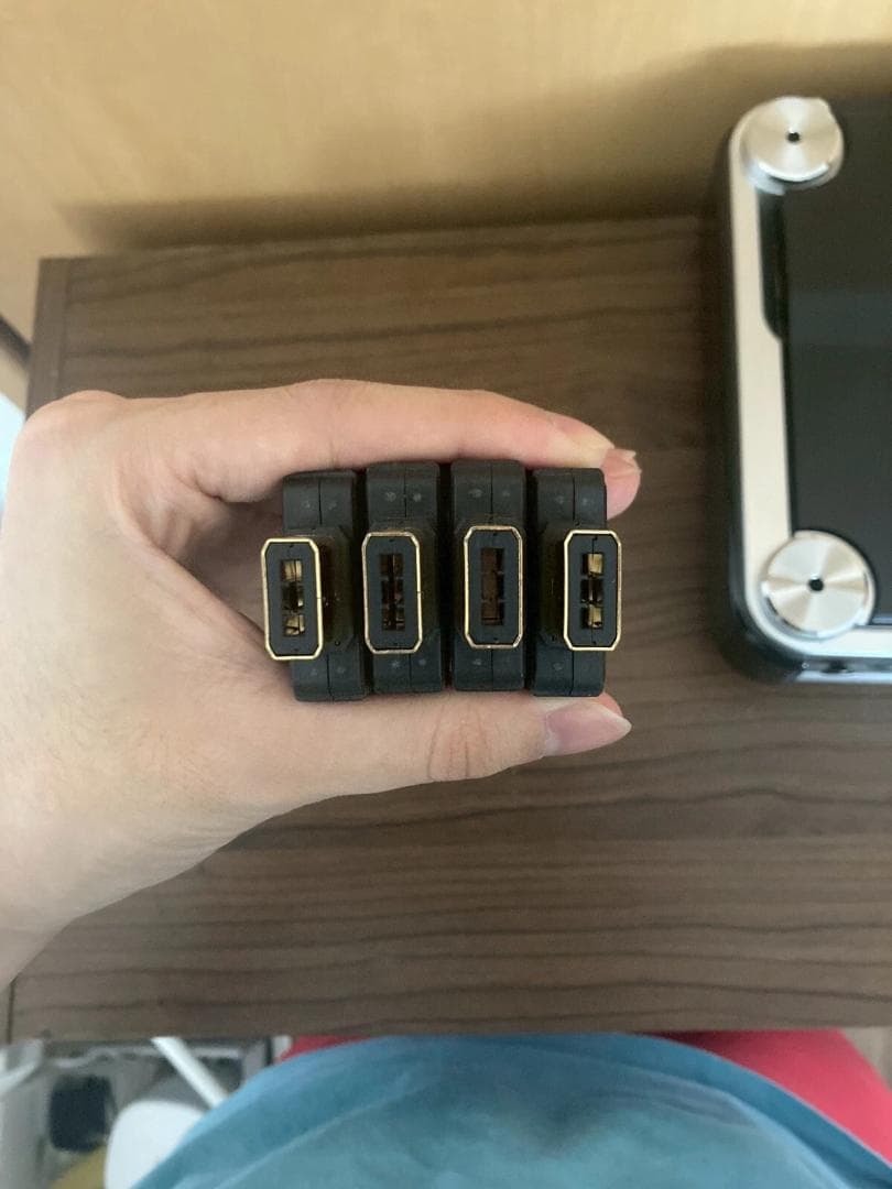 ALPINE PDX-4.100 パワーアンプ 接続カプラー4個付き