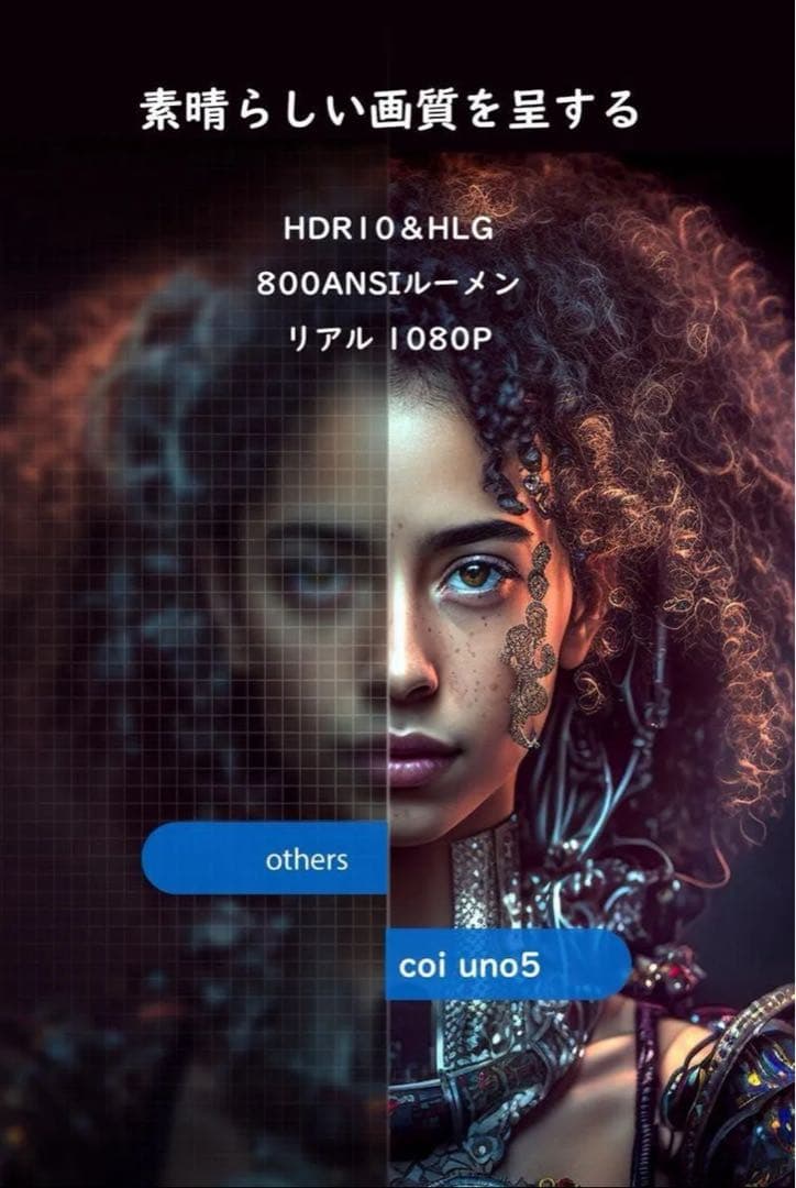COI UNO5 プロジェクター Netflix対応 正規モデル