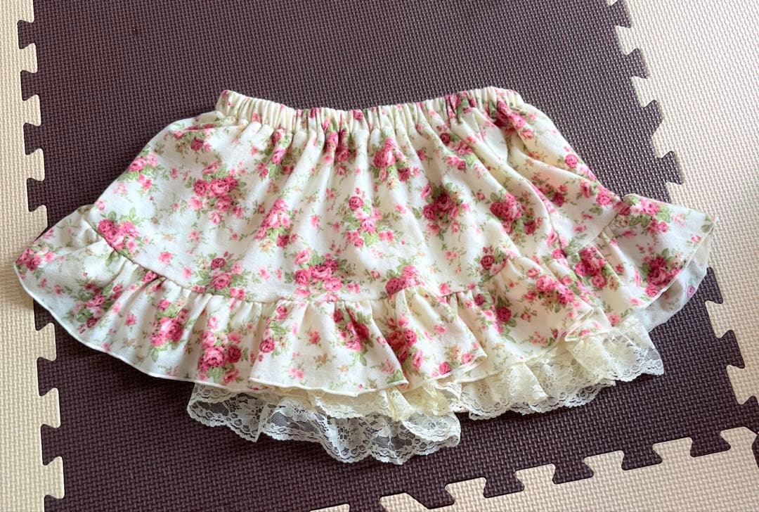 LIZ LISA リズリサ　スカート　レース　ミニスカート　スカパン　花柄