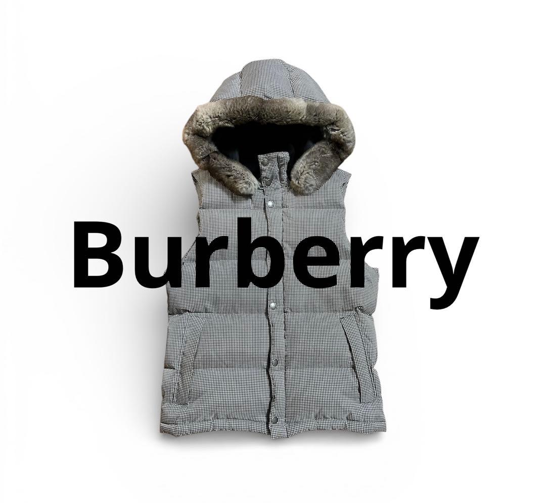 バーバリーブラックレーベル ダウンベストBURBERRY BLACK LABEL