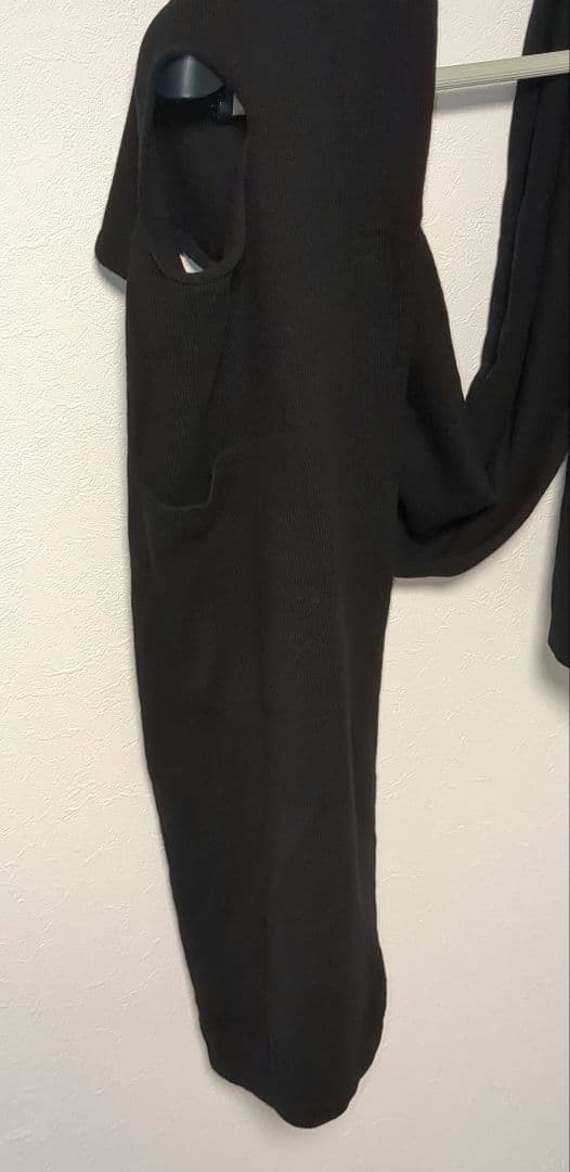 ロング ジレ 変形 ノースリーブ ウール ヨウジヤマモト FU-K85-578