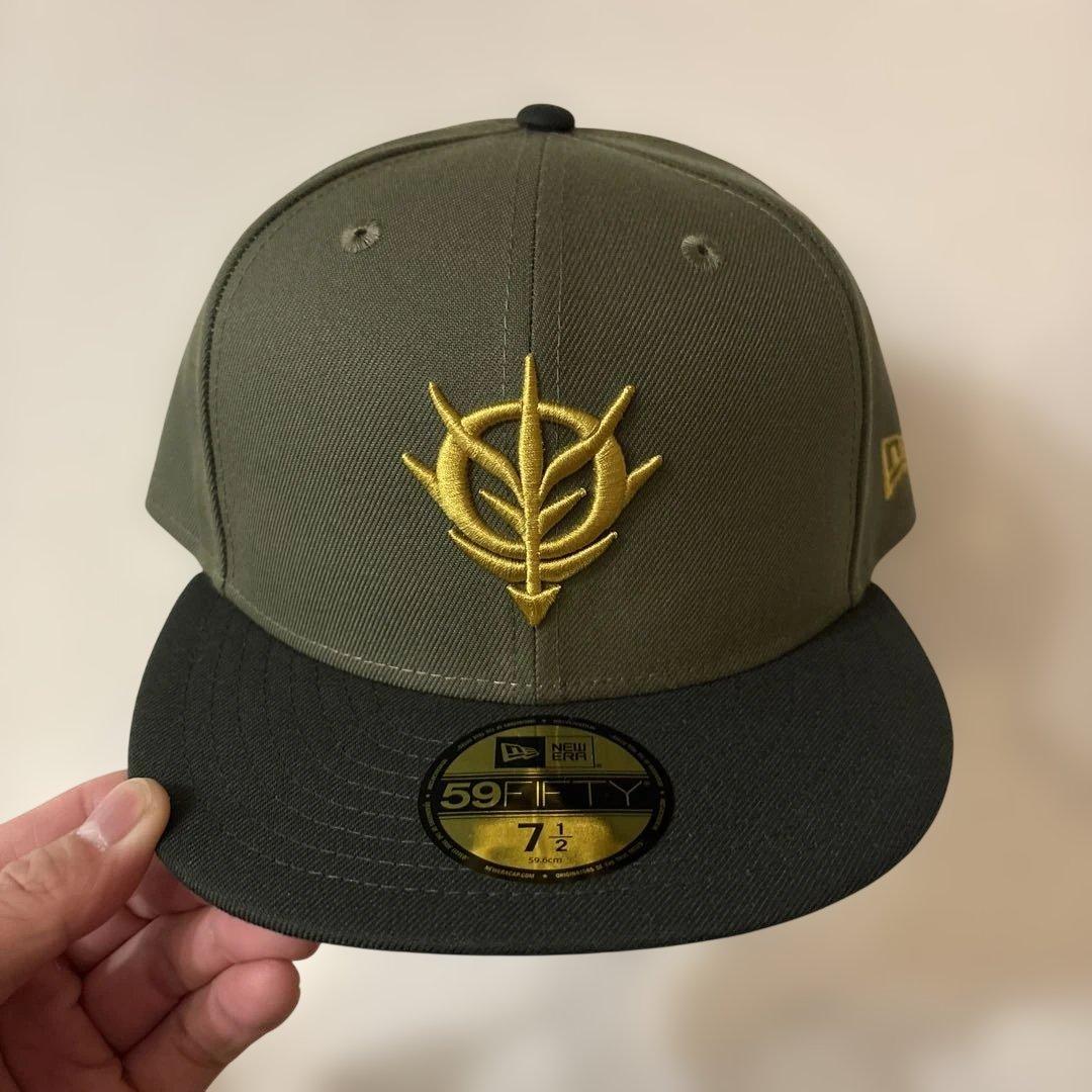 ニューエラ 59FIFTY 機動戦士ガンダム ジオン軍 7 1/2 オリーブ