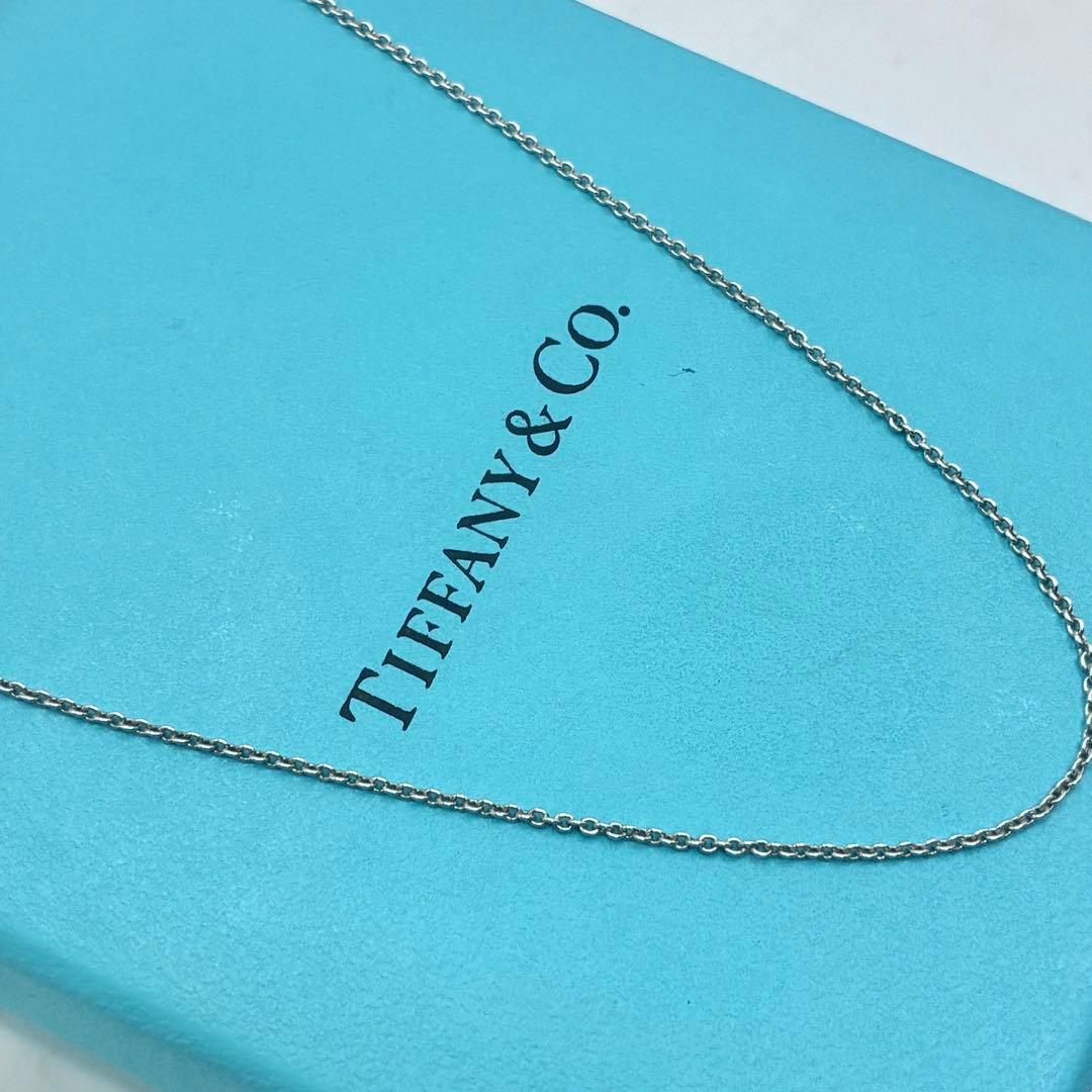 【美品】ティファニー　ネックレス　チェーンのみ　42cm　シルバー
