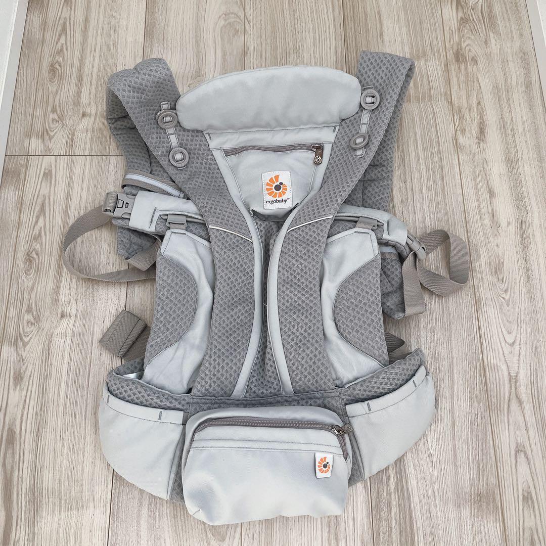 【美品】エルゴベビー オムニ ブリーズ パールグレー