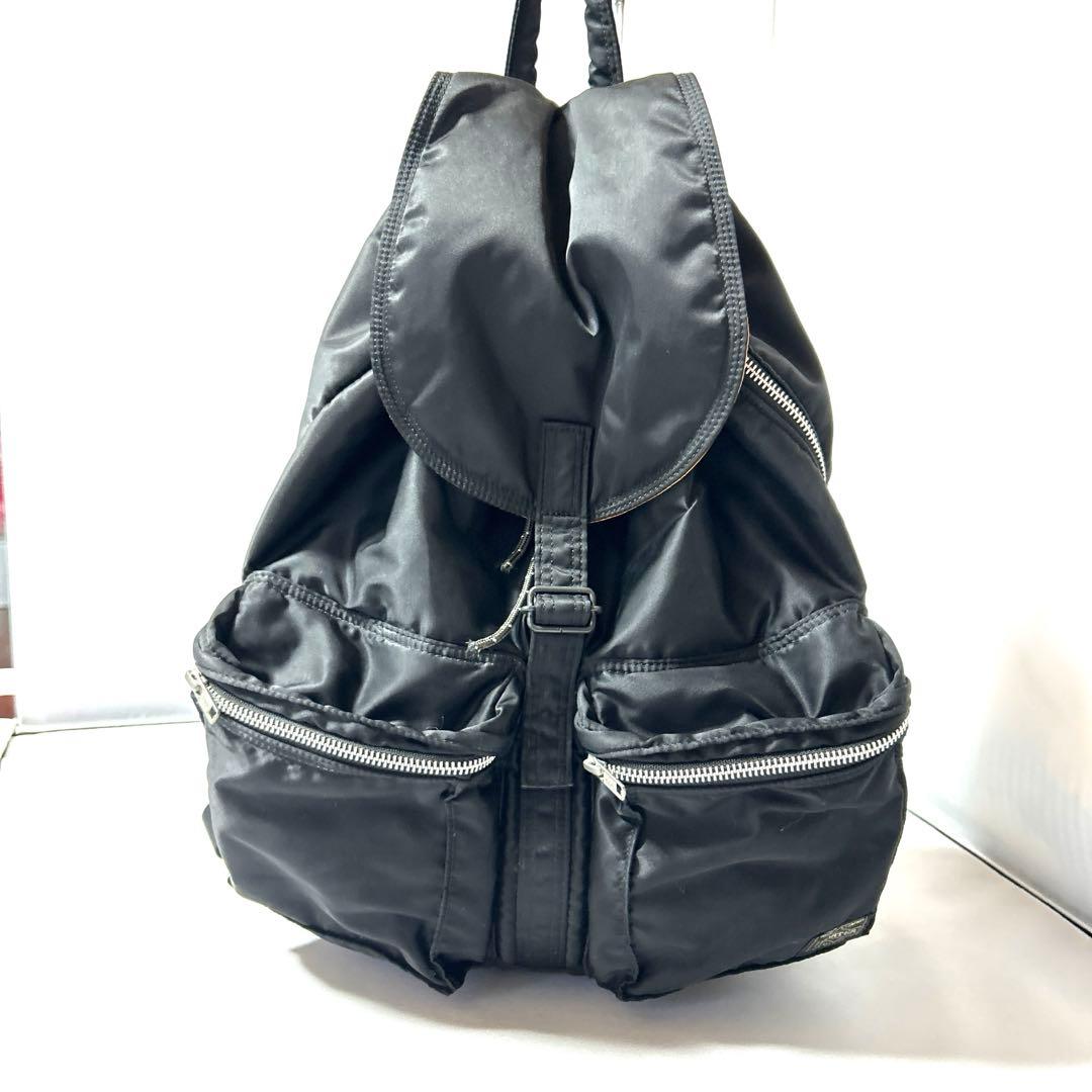 美品　PORTER ポーター TANKER タンカー リュック バックパック 黒