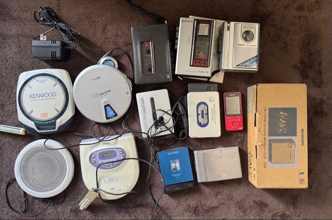 ウォークマン　まとめて　CD MD カセット　ジャンク　SONY ケンウッド