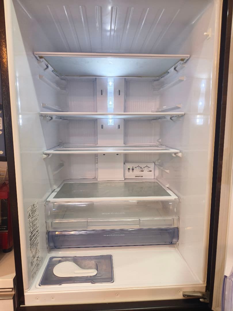 美品【送料込】三菱電機 冷蔵庫 MR-CX37C-BR ブラウン 365L