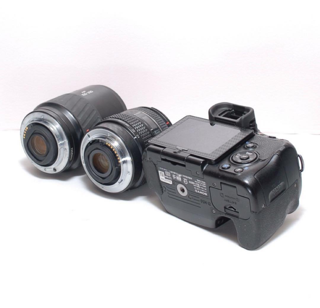 ✨届いたらすぐに使えます✨SONY α65✨超望遠レンズ付き✨ダブルレンズ✨