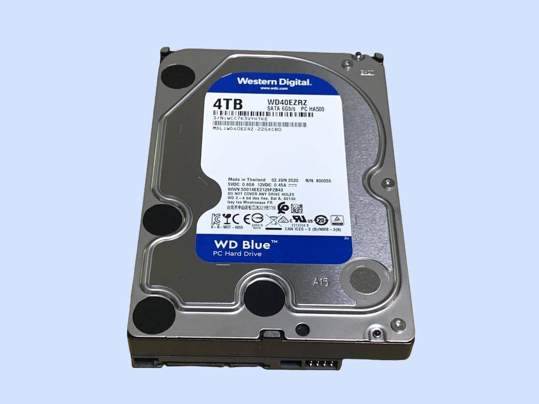 内蔵型ハードディスクドライブ M9837 Western Digital WD40EZRZ 3TB 3.5