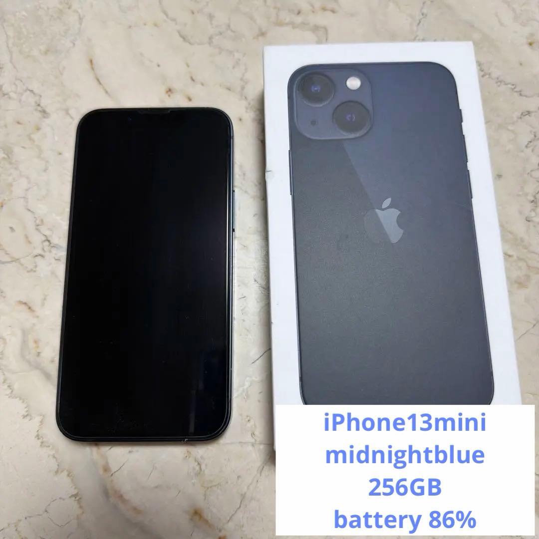 そ*ー様 iPhone13mini midnightblue 256GB SIM