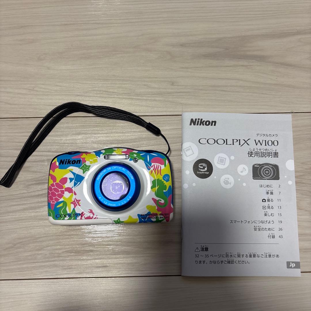 Nikon COOLPIX W100 防水デジタルカメラ