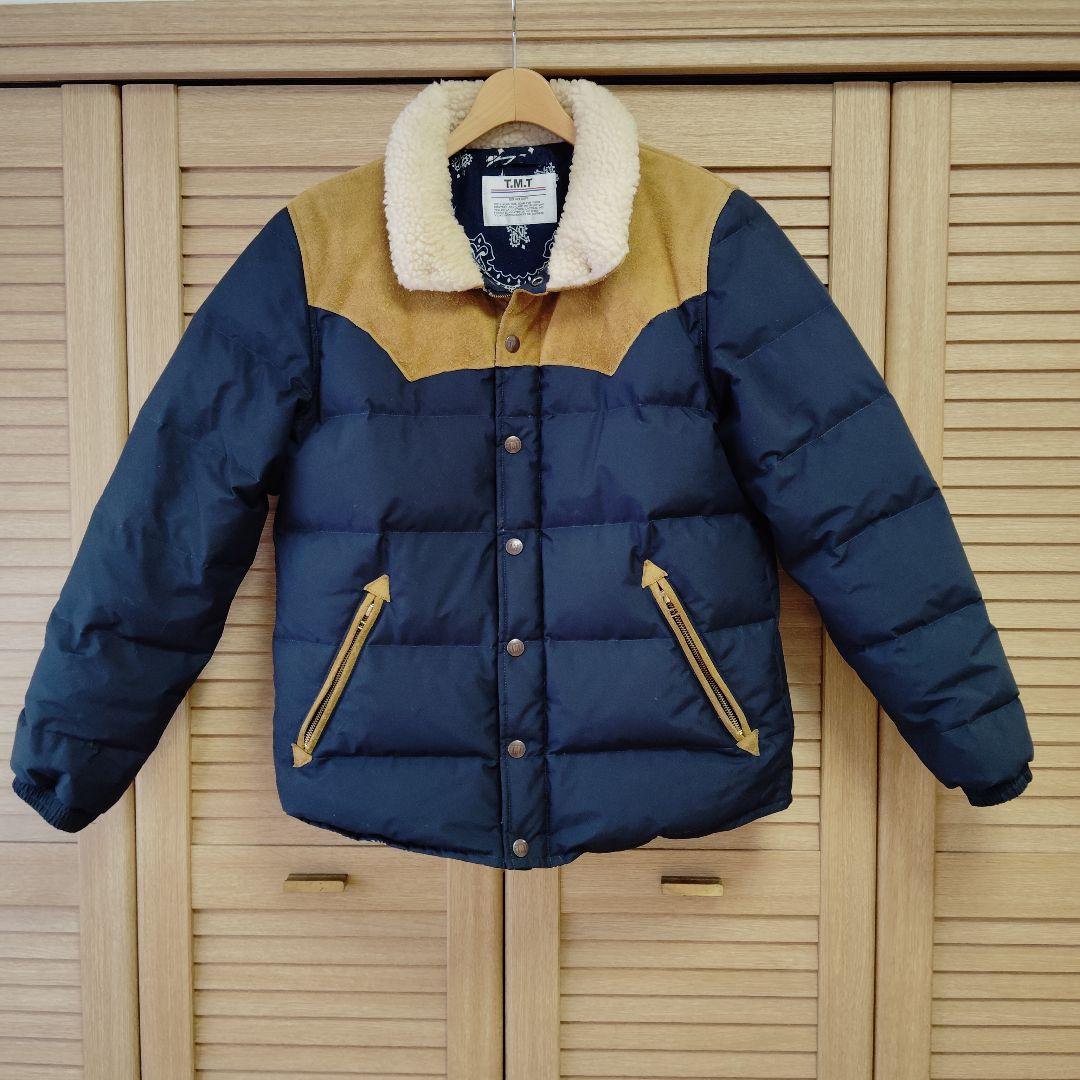 T.M.T　LEATHER COMBINATION DOWN JACKET