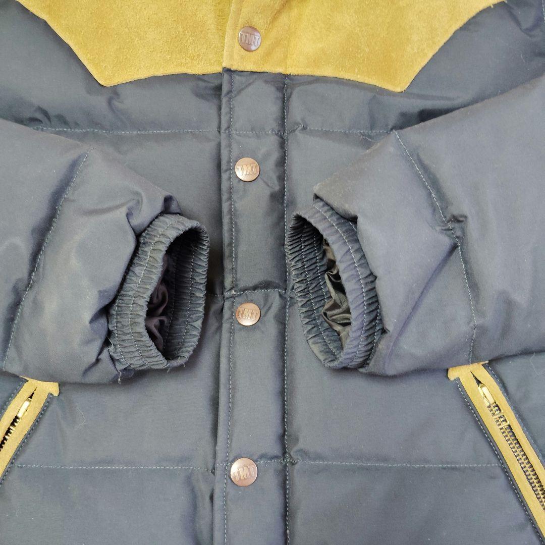 T.M.T　LEATHER COMBINATION DOWN JACKET