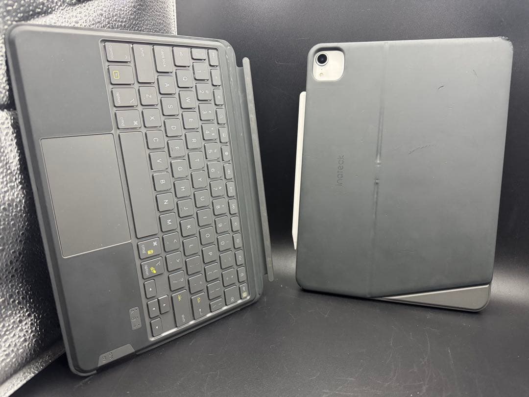 美品256GBipadpro11お絵かきマグネットキーボード本体充電式ペンガラス