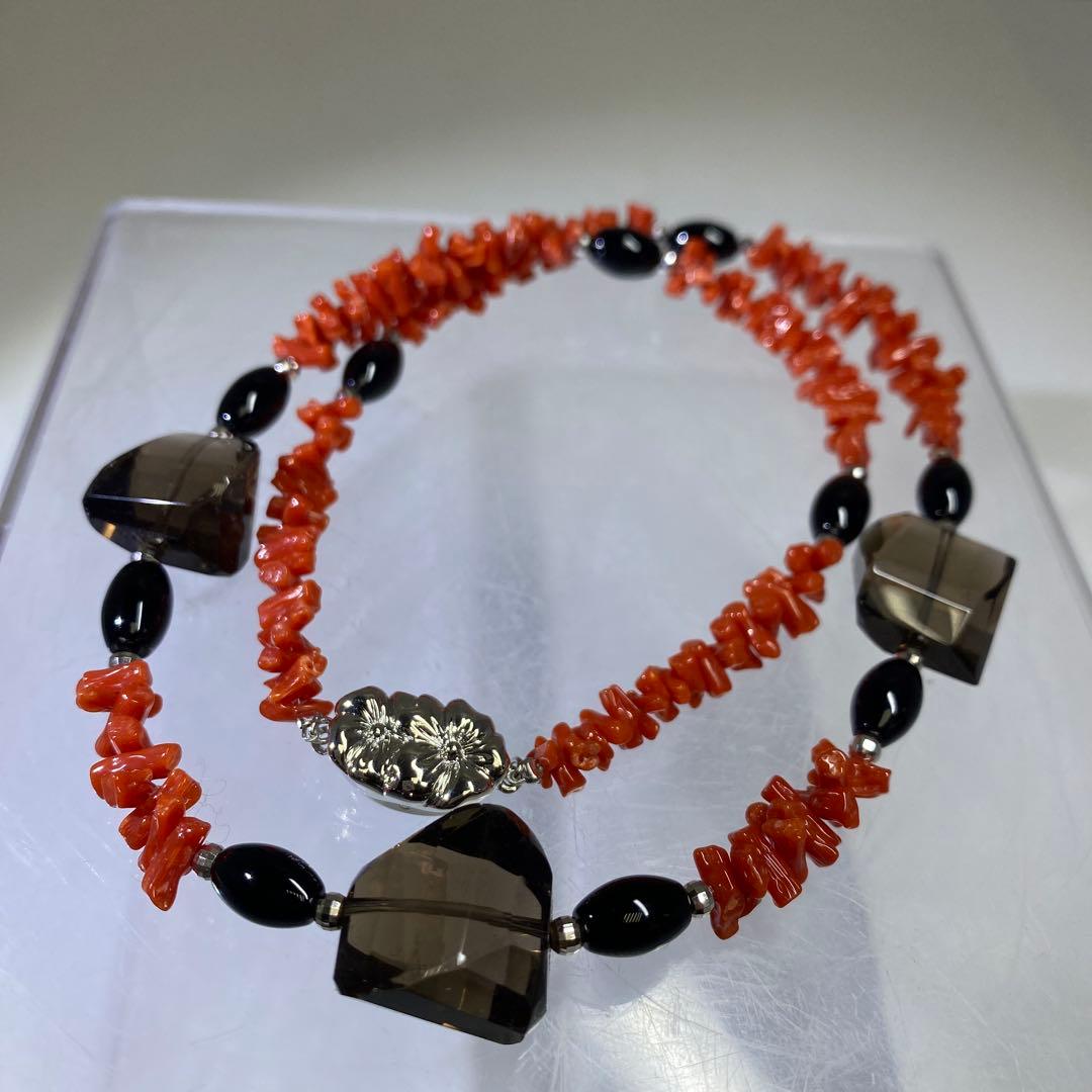 赤珊瑚など　ネックレス色々247g 東里8-0130ア㊱