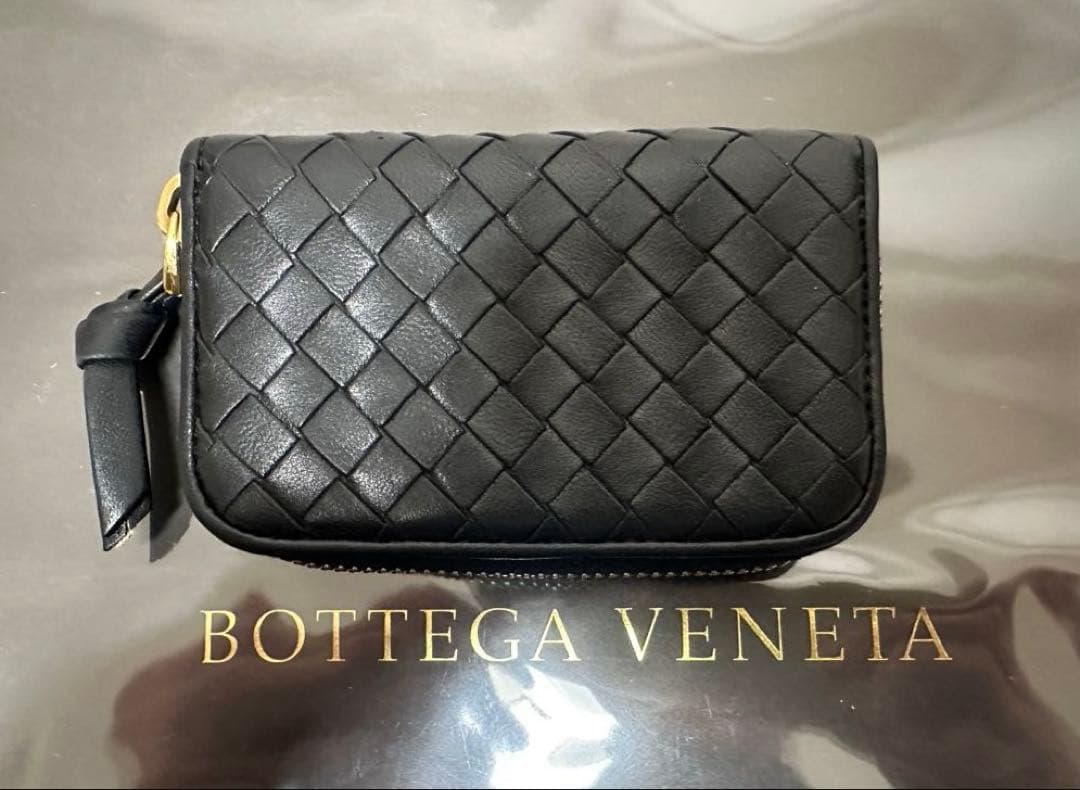 ★【極美品】ボッテガヴェネタ ケース ラム／ネロブラック／ゴールド✨✨✨3️⃣