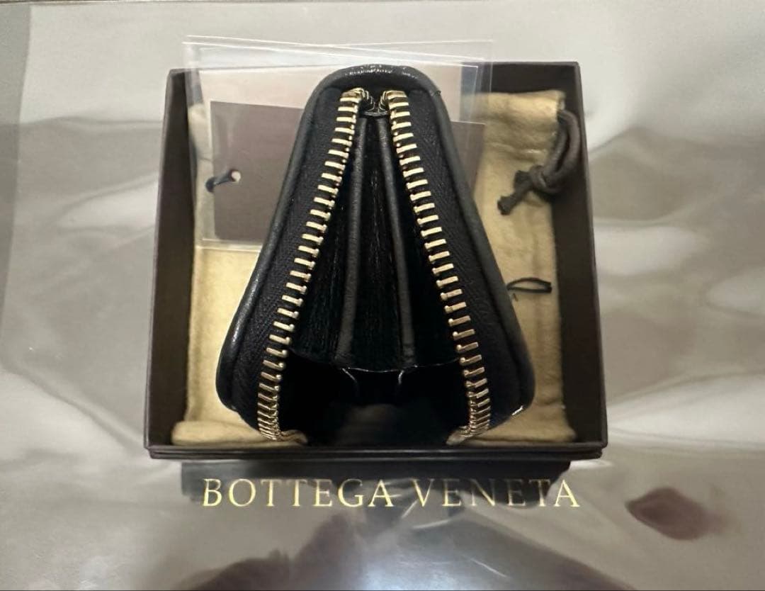 ★【極美品】ボッテガヴェネタ ケース ラム／ネロブラック／ゴールド✨✨✨3️⃣