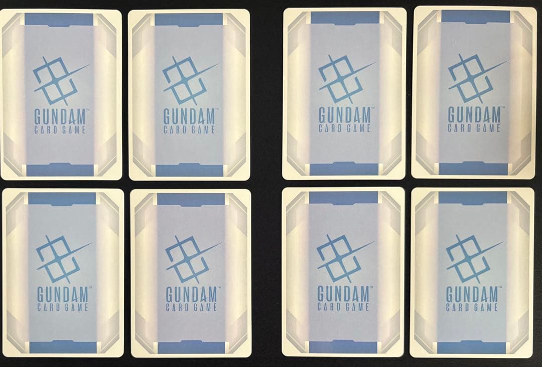 ガンダムカードゲーム　バルバトス第1形態4枚、グシオンリベイク4枚