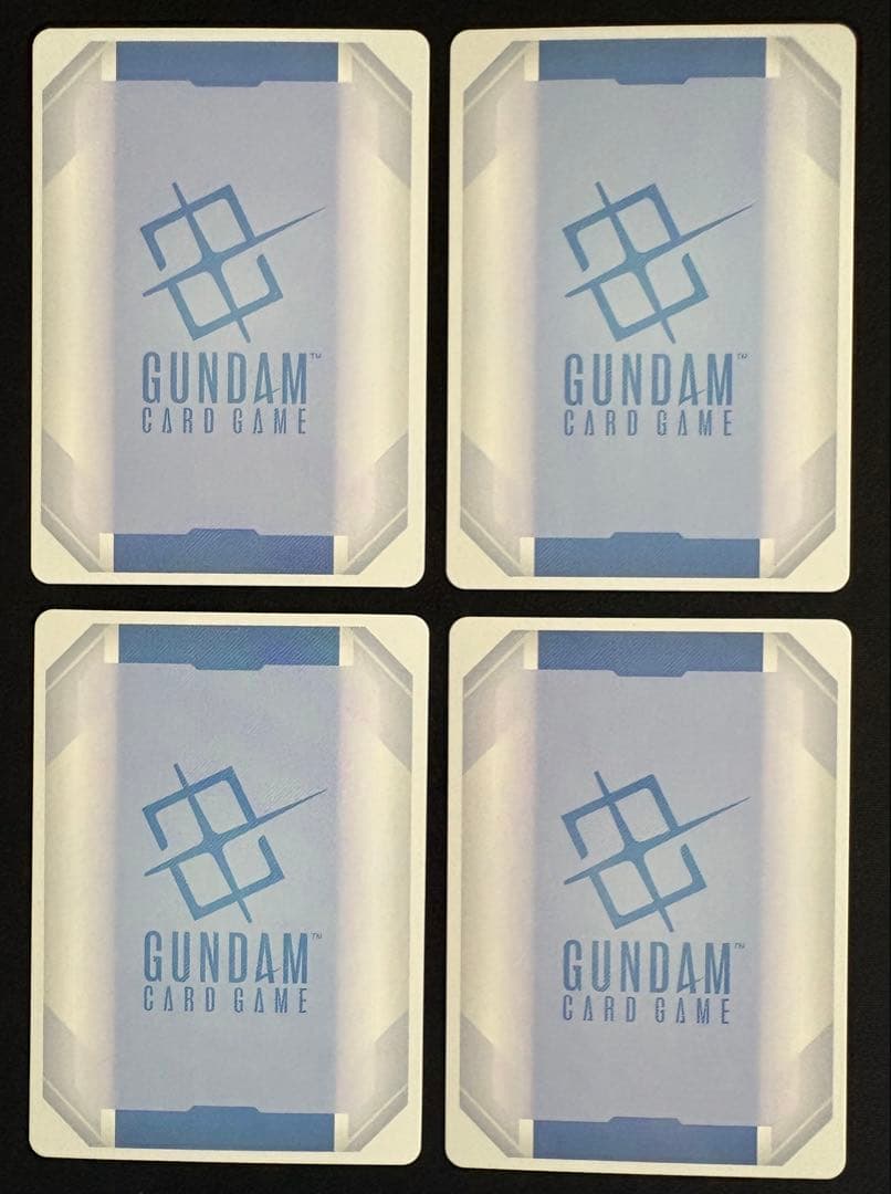 ガンダムカードゲーム　バルバトス第1形態4枚、グシオンリベイク4枚