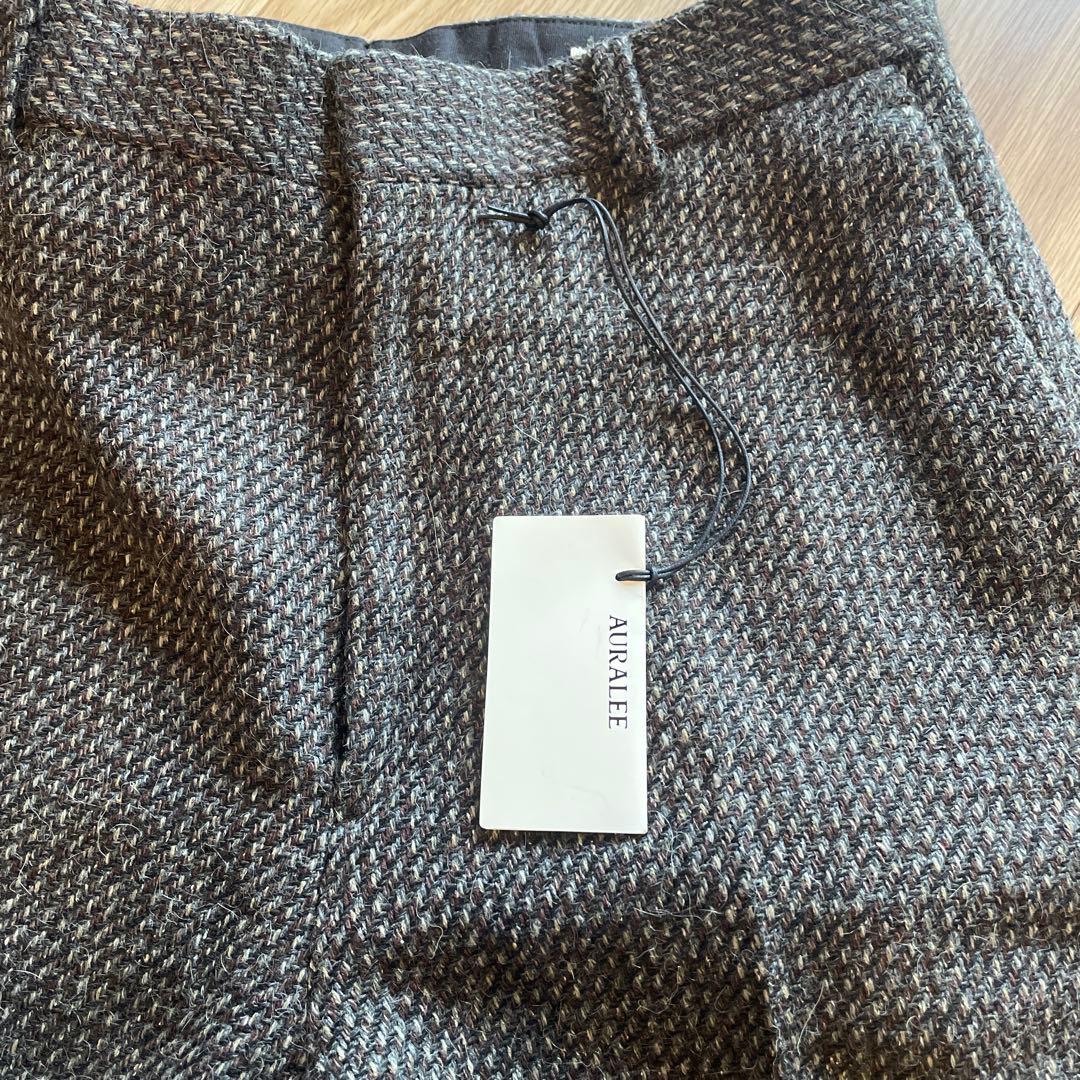 d*u様 AURALEE Alpaca Wool Silk Tweed トラウザ