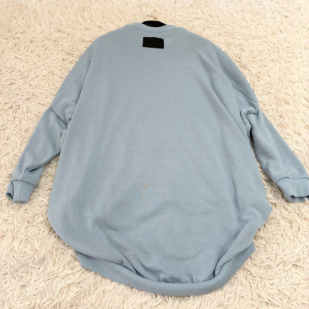 新品 コグザビッグスモーク スウェット 水色 ブルー 未使用