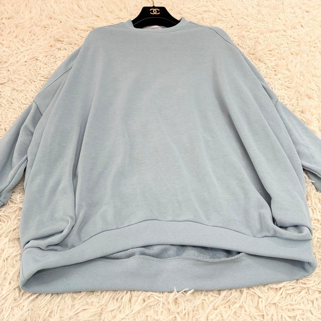 新品 コグザビッグスモーク スウェット 水色 ブルー 未使用