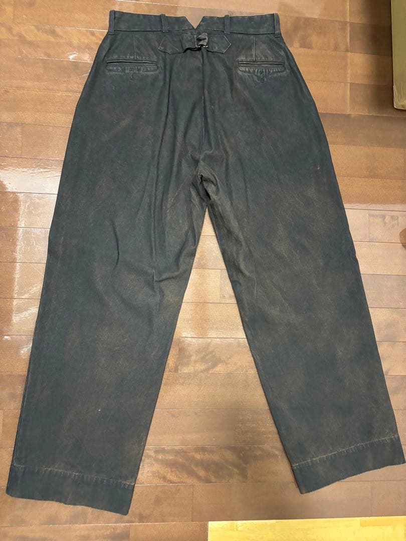 ベラフォンテ　泥染め　トラウザー