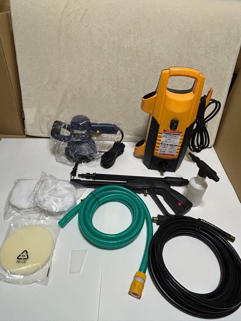 高儀　高圧洗浄機WM-10 と電動ポリッシャーEP-300Aセット未使用箱付き