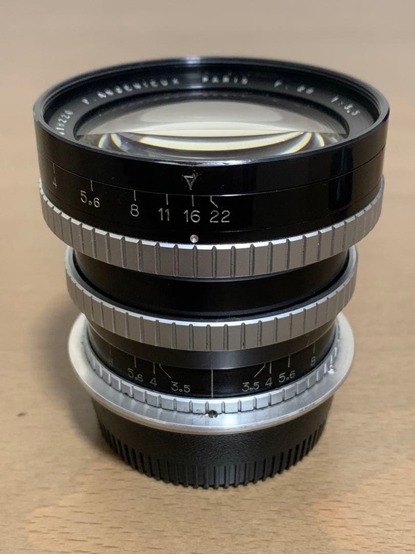 【稀少】アンジェニュー Nikon改造Ｆマウント 28mm/f3.5