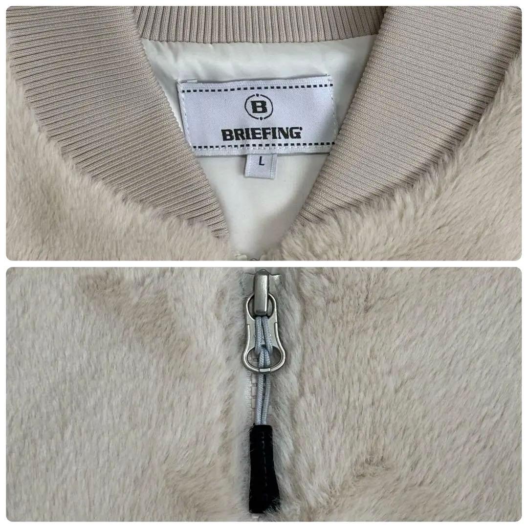 極美品✨ファーブルゾン BRG193W03 ブリーフィング ゴルフ L 希少 白