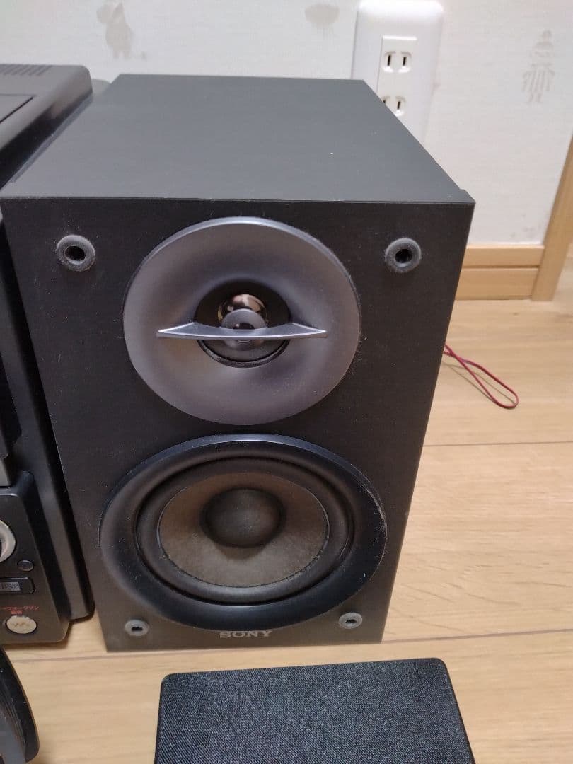 ④美品SONY CD・MD・カセットデッキ コンポ cmt-m35wm ソニー