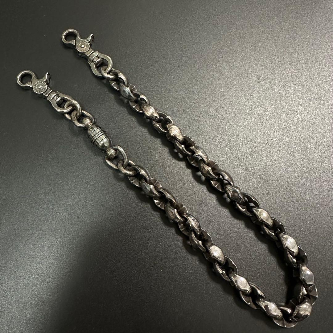 FUNNY ファニー　ウォレットチェーン　ガンメタ