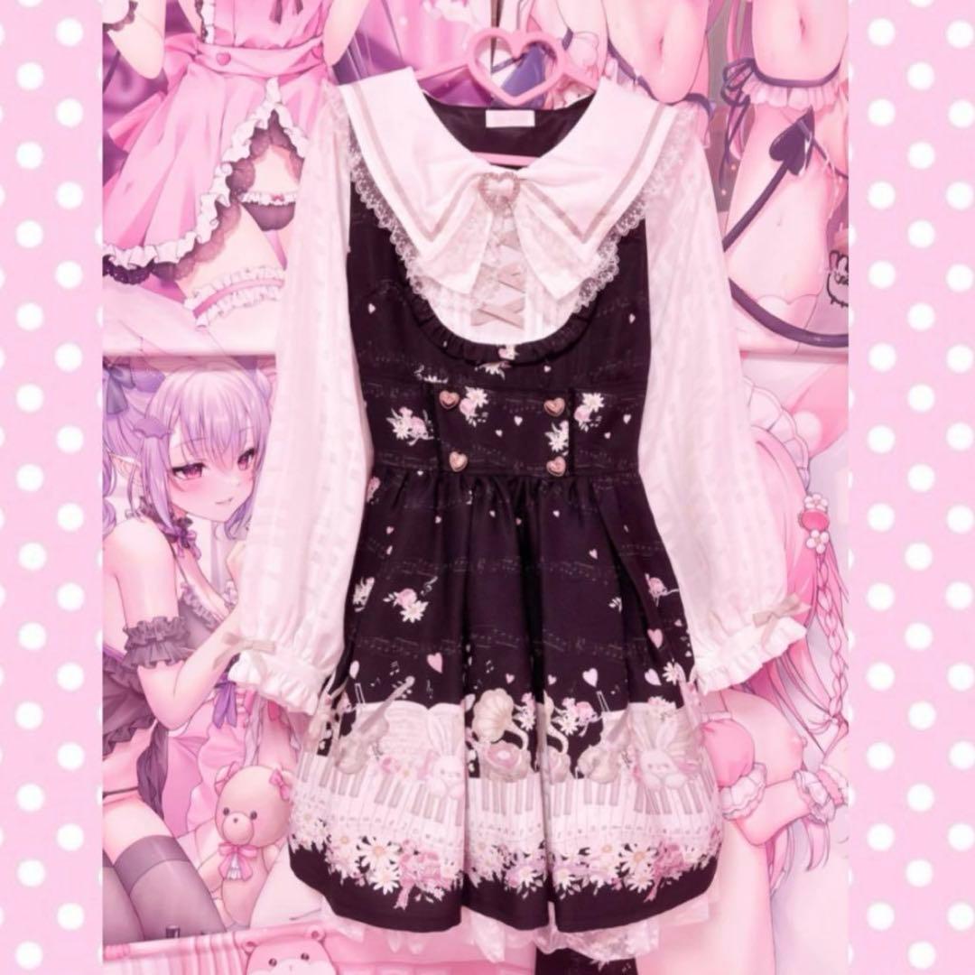 LIZLISA Melodybunny柄 ワンピース