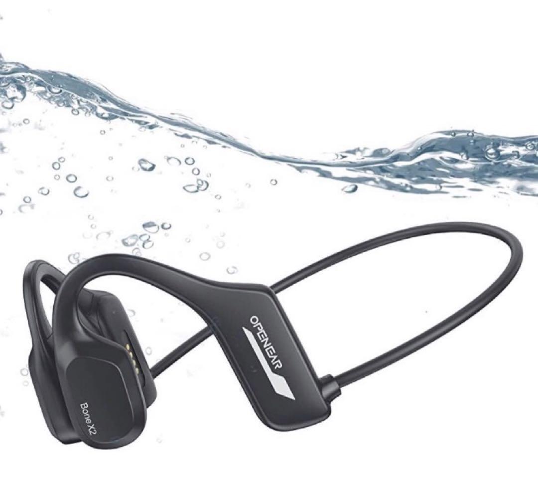 防水 骨伝導イヤホン IP68