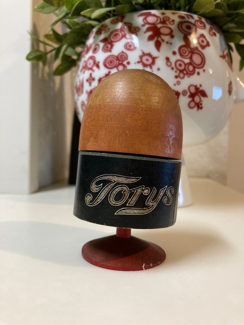 サントリー　アンクルトリス　木製 爪楊枝入れ　昭和レトロ